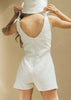 Our Mallee Romper in Sand. Showing off the beautiful backside.