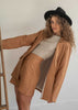 The Sienna Set in Camel. 100% linen blazer and matching mini skirt. The perfect business casual look for any occasion. 